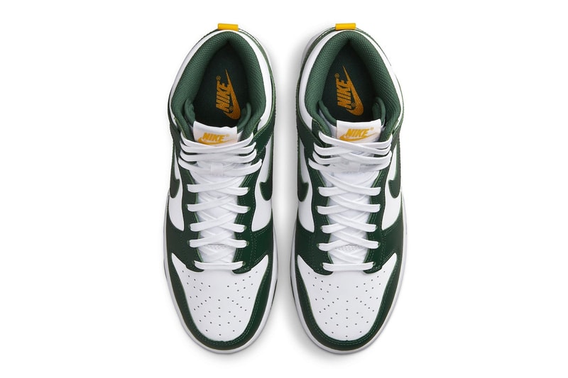 Nike Dunk High 最新白綠配色鞋款率先曝光
