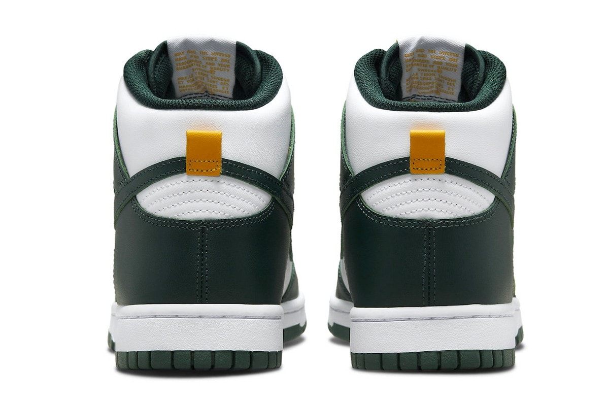 Nike Dunk High 最新白綠配色鞋款率先曝光