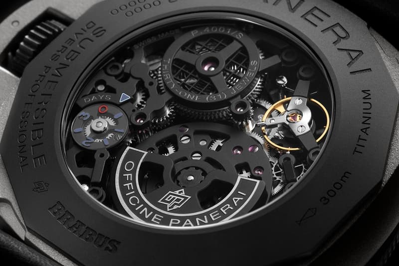 Panerai 攜手 Brabus 推出第二回全新 Submersible 限量聯乘錶款