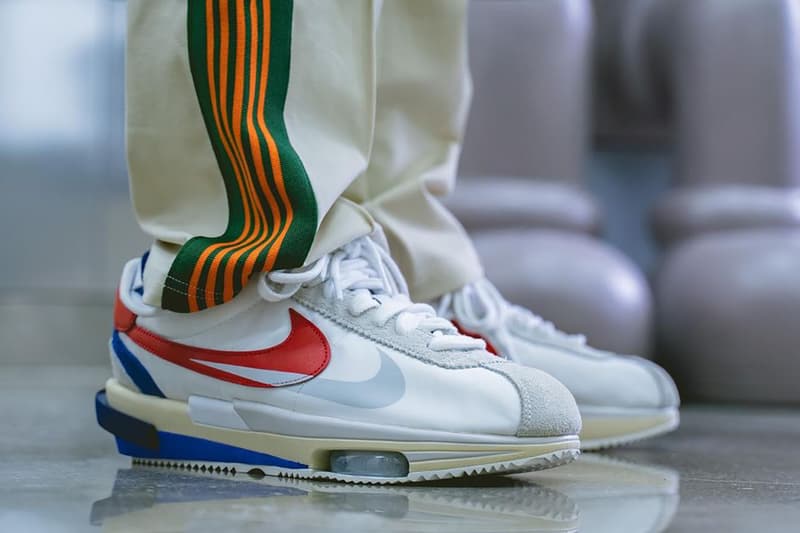 率先近賞 sacai x Nike Cortez 聯乘鞋款上腳圖輯