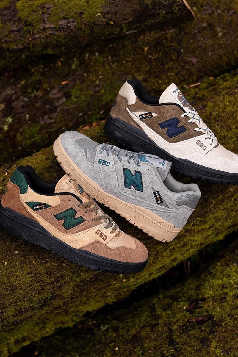 size? x New Balance 550 最新聯名系列「Cordura Pack」發佈