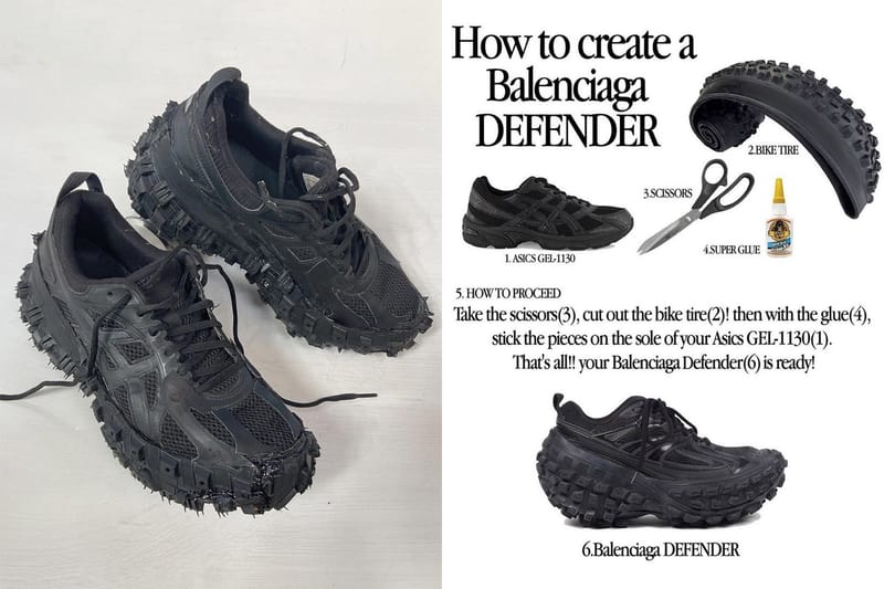 設計師教你如何自製 Balenciaga 大熱運動鞋款「Defender」