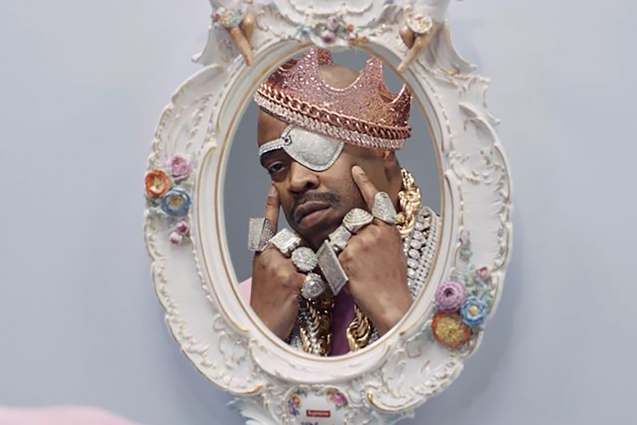 饒舌歌手 Slick Rick 出鏡 Supreme x Meissen 手繪瓷鏡宣傳大片