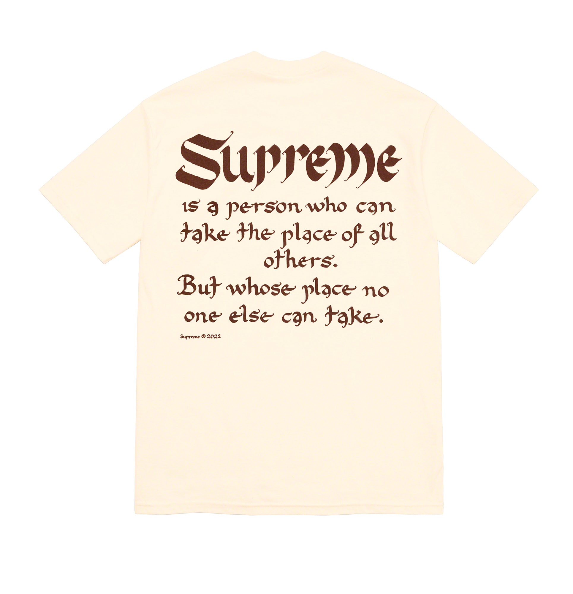 Supreme 2022 春季系列 T-Shirt 發佈