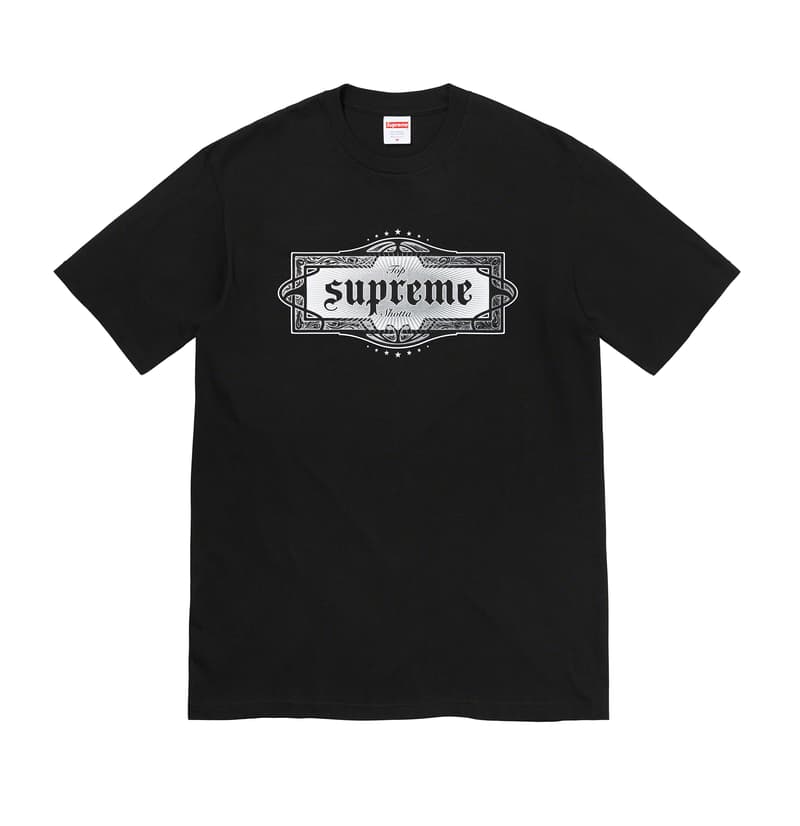 Supreme 2022 春季系列 T-Shirt 發佈