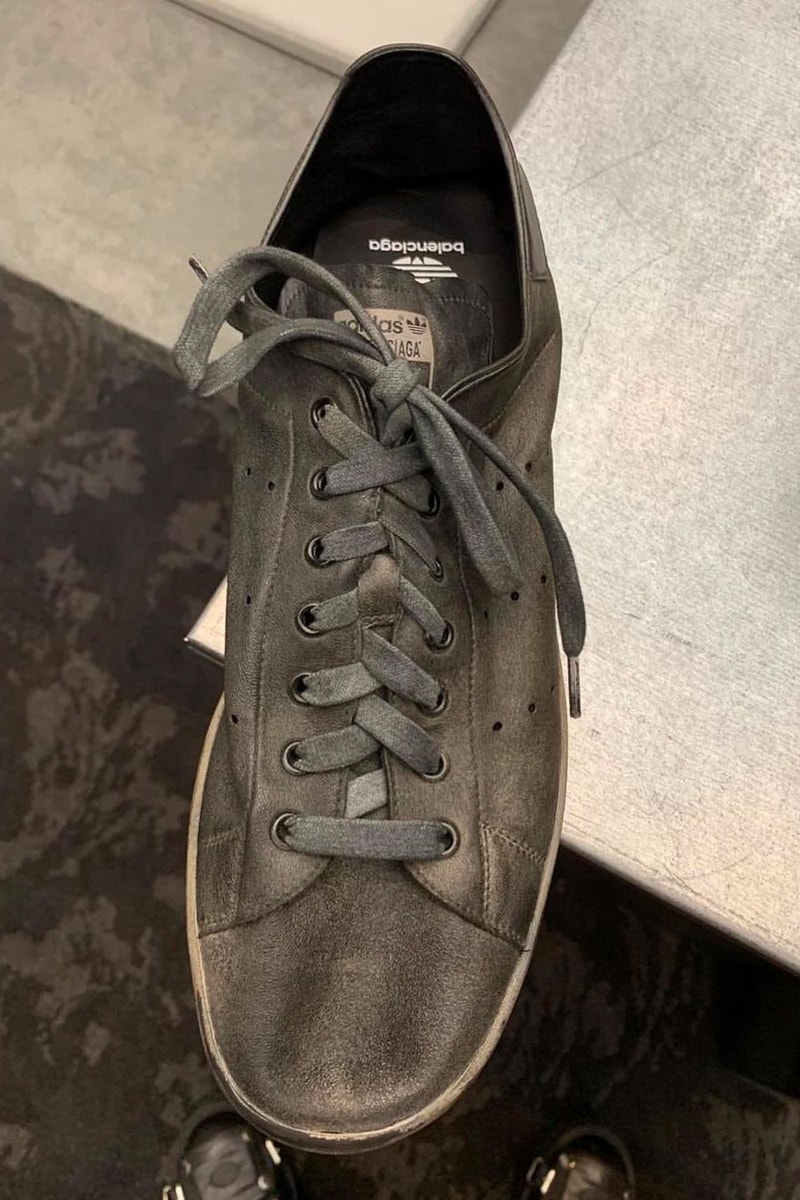 率先近賞 Balenciaga x adidas 最新聯乘鞋款「Destroyed Stan Smith」