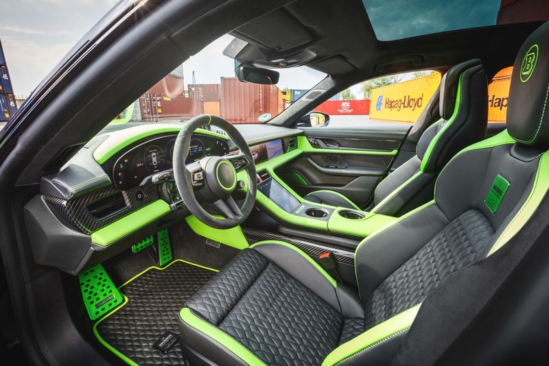  Brabus 打造 Porsche Taycan Turbo S 全新碳纖維定製改裝車型