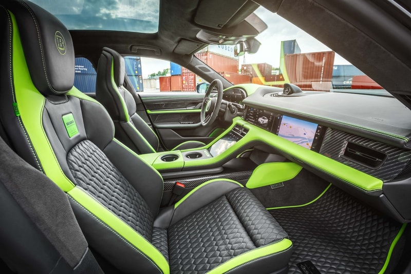  Brabus 打造 Porsche Taycan Turbo S 全新碳纖維定製改裝車型