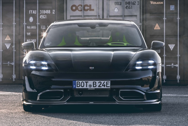  Brabus 打造 Porsche Taycan Turbo S 全新碳纖維定製改裝車型
