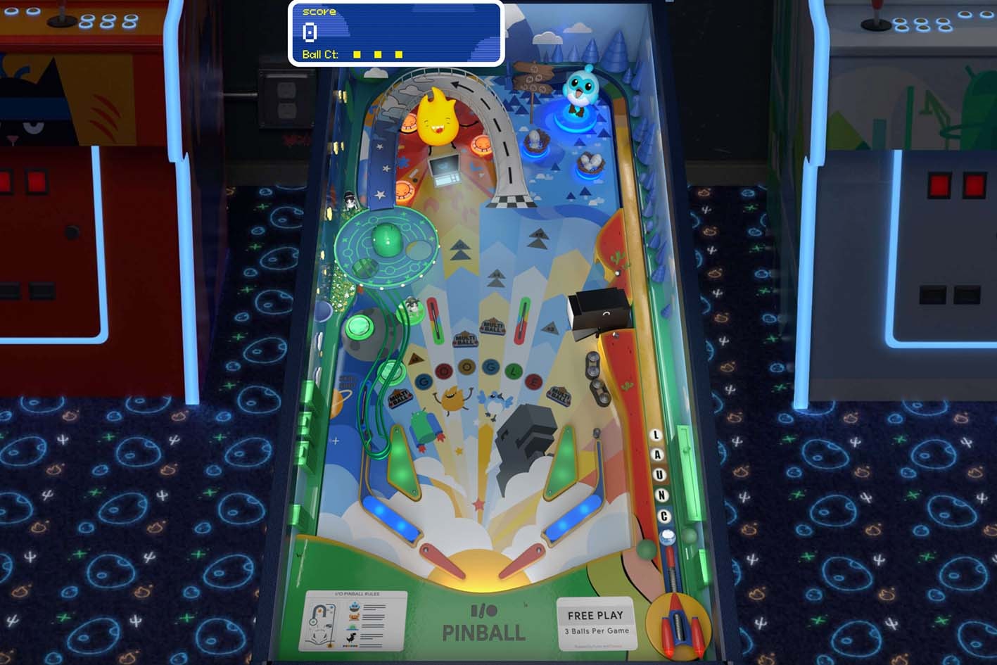 Google 推出「免費遊玩」的彈珠台網頁遊戲
