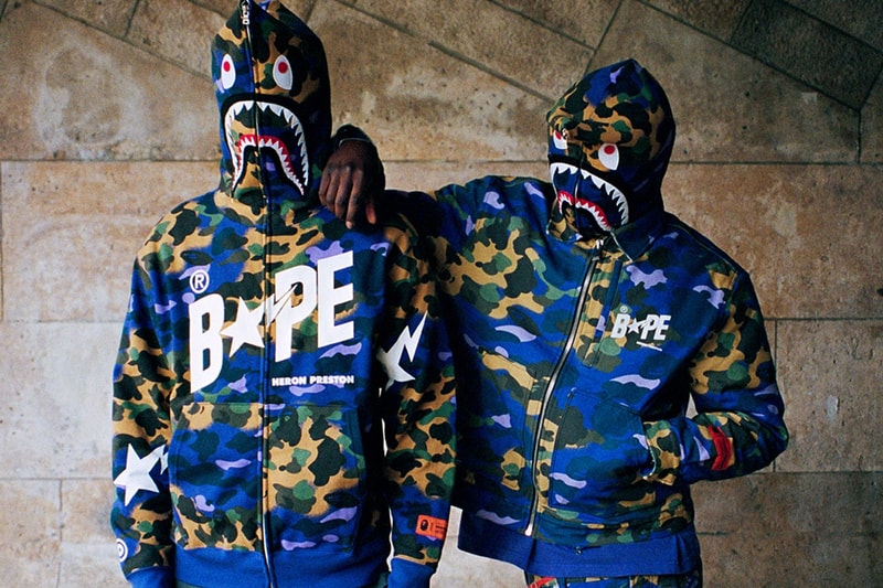 Heron Preston x A BATHING APE® 聯名系列正式登場