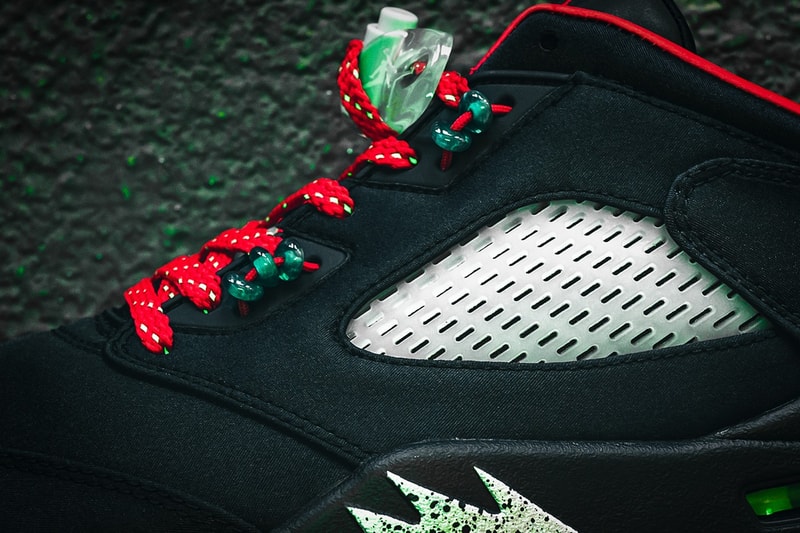 HYPEBEAST 獨家近覽 CLOT x Air Jordan 5 Low「Jade」聯名配色