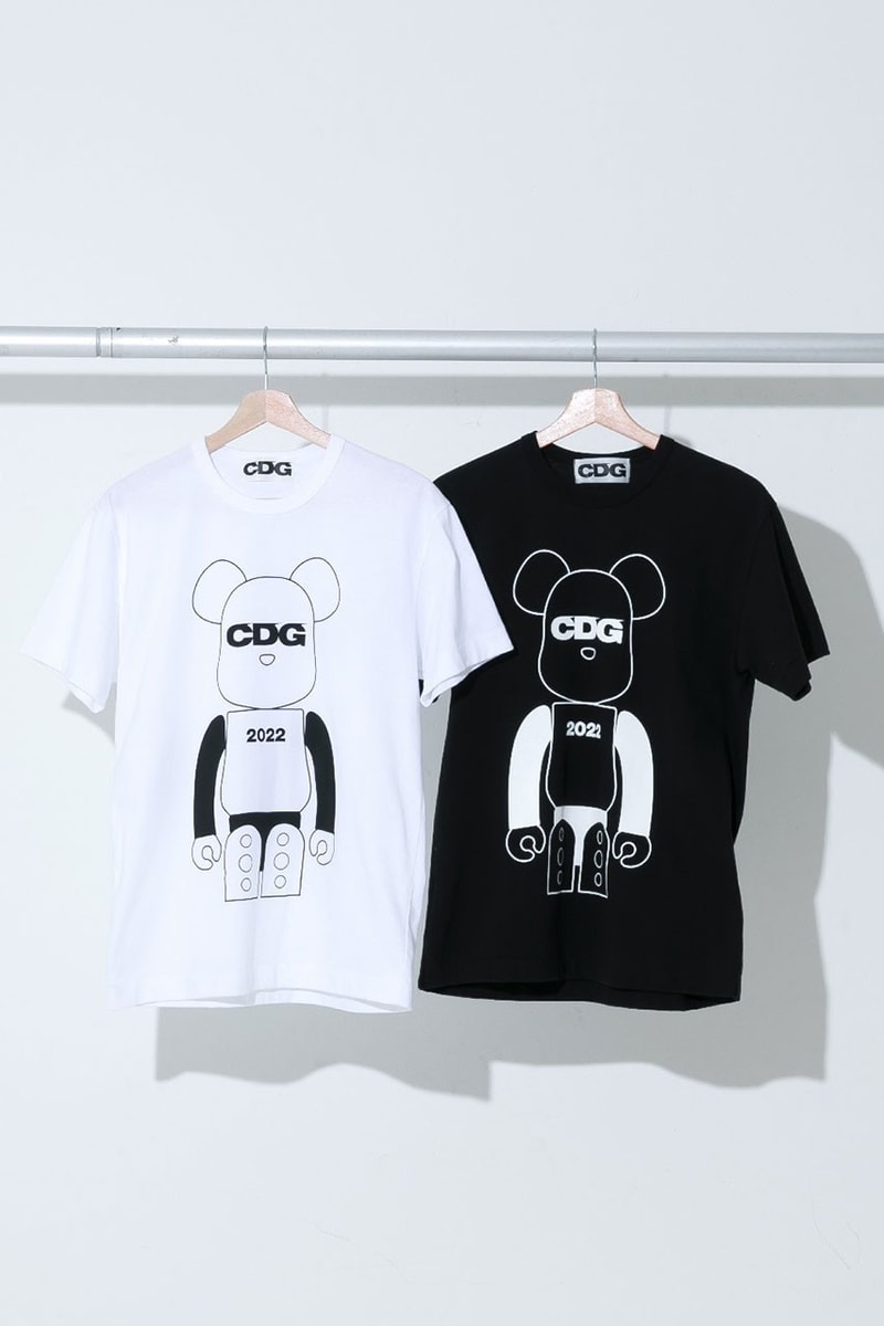 COMME des GARÇONS CDG x BE@RBRIC 即將發售限定款 T-Shirt 系列