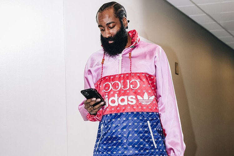 James Harden 率先著用 Gucci x adidas 最新聯名系列服飾