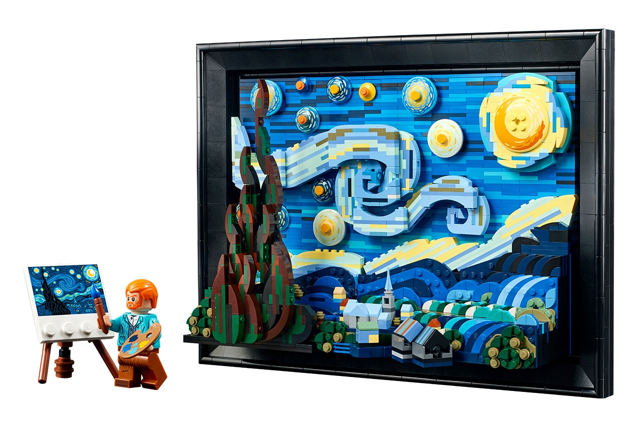 LEGO Ideas Vincent van Gogh《星夜 The Starry Night》積木套組正式登場