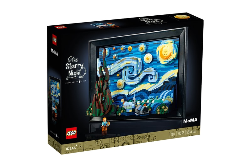 LEGO Ideas Vincent van Gogh《星夜 The Starry Night》積木套組正式登場