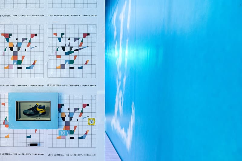 走進 Louis Vuitton x Nike Air Force 1 by Virgil Abloh 紐約別注展覽