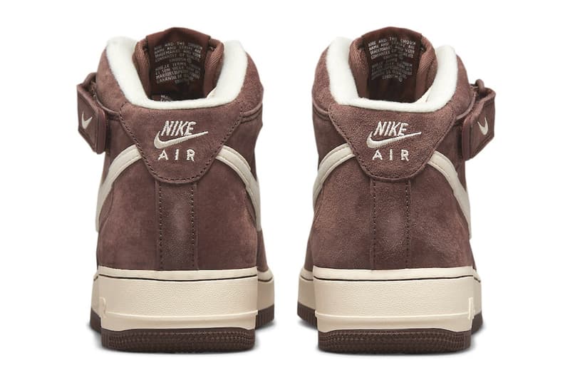 率先近賞 Nike Air Force 1 Mid 最新配色「Chocolate」官方圖輯