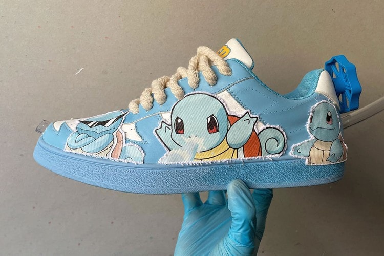 設計師打造「可真實水槍攻擊」傑尼龜 Squirtle 客製球鞋