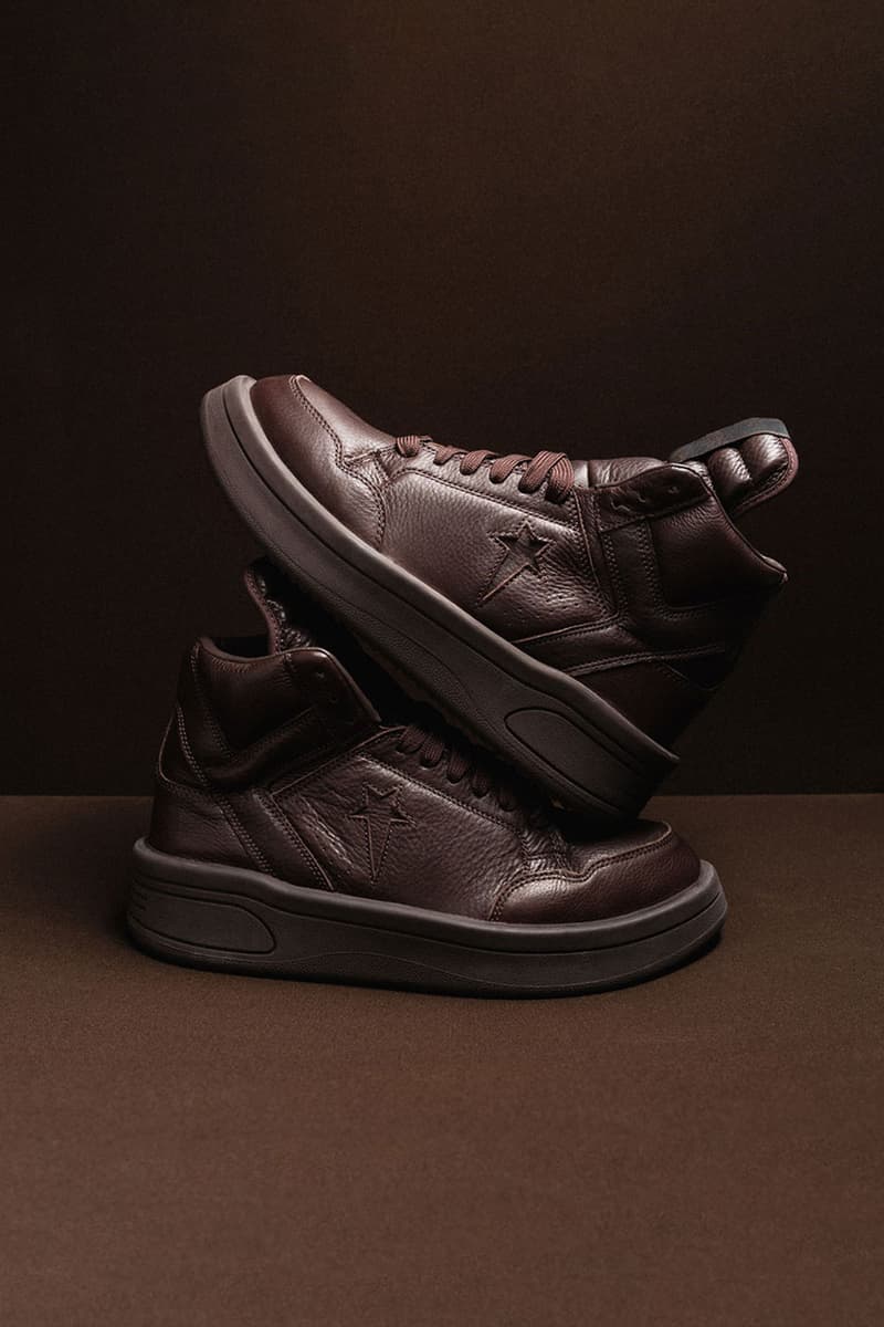 獨家近賞 Converse x Rick Owens DRKSHDW TURBOWPN「Clay」聯乘鞋款