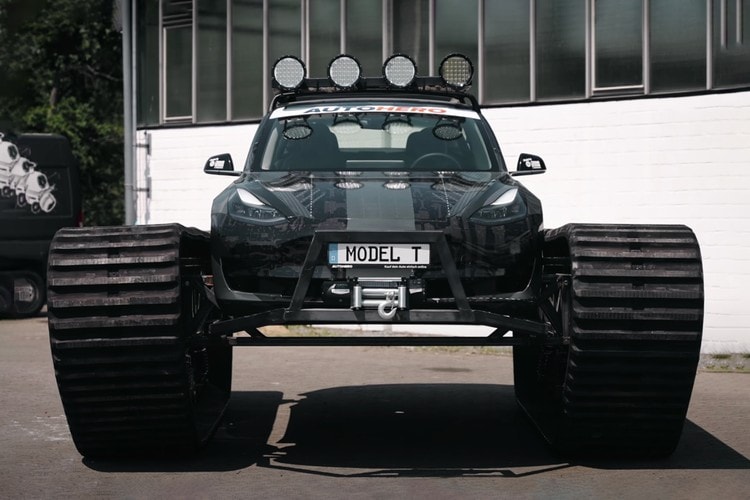 網民打造終極越野版「坦克化」改裝 Tesla Model 3 車款