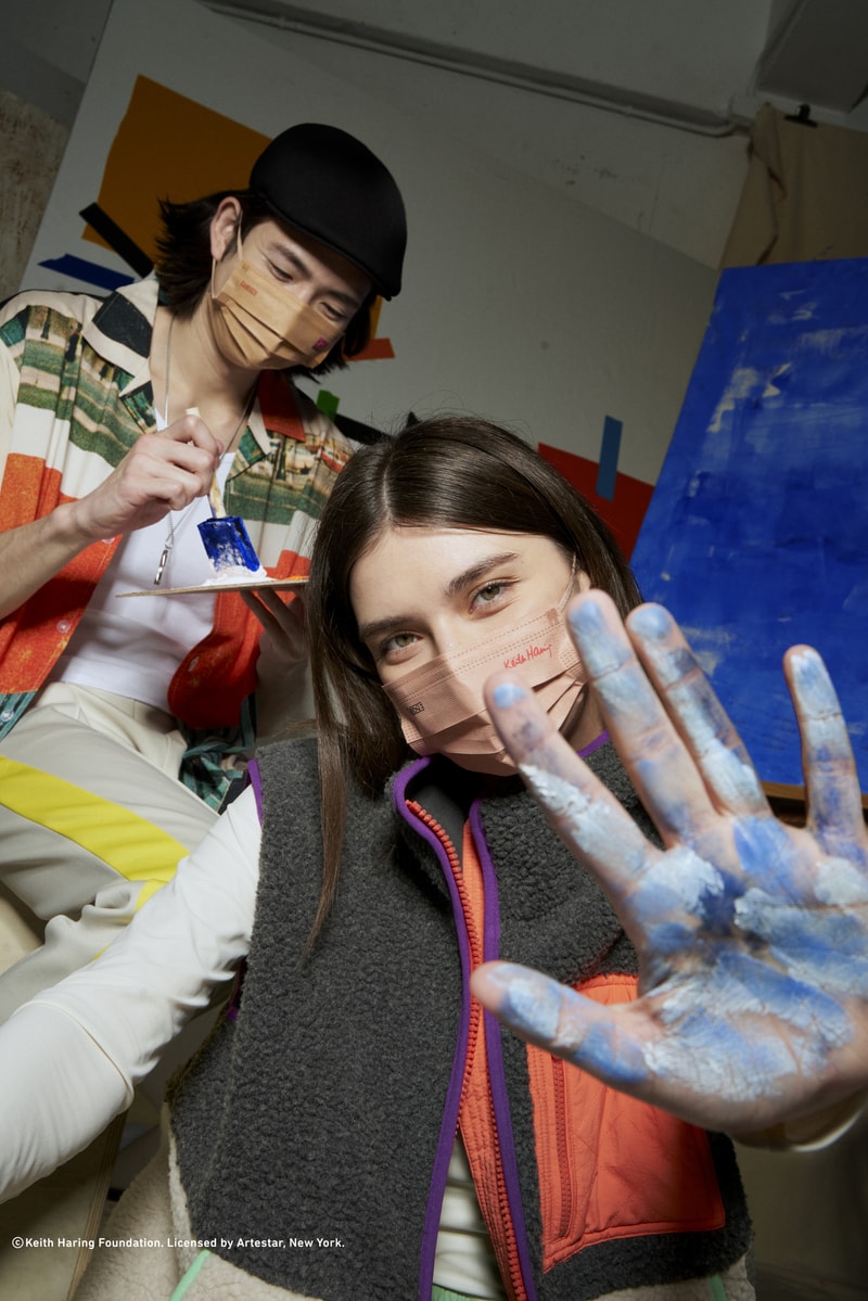 RAZE 推出全新 Keith Haring 聯乘口罩系列
