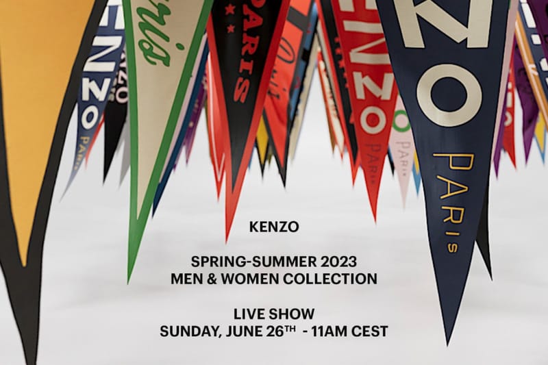 密切留意 KENZO 2023 春夏系列發佈會現場直播