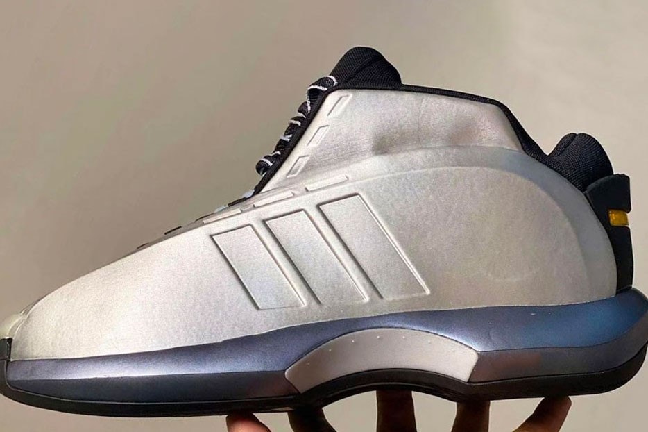 adidas Kobe Bryant 經典簽名球鞋 Crazy 1 OG「Metallic Silver」率先曝光