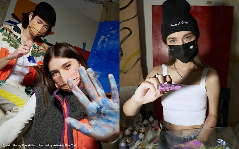 RAZE 推出全新 Keith Haring 聯乘口罩系列