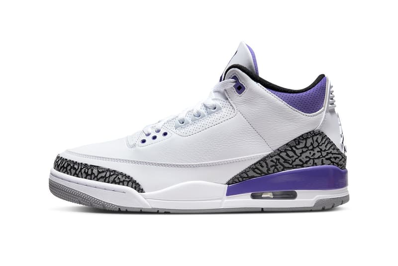 Air Jordan 3 最新配色「Dark Iris」官方圖輯、發售情報正式公開