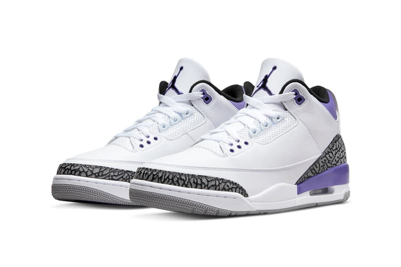 Air Jordan 3 最新配色「Dark Iris」官方圖輯、發售情報正式公開