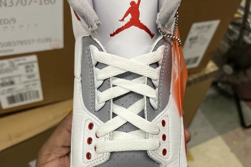 率先預覽 Air Jordan 3 OG 最新復刻配色「Fire Red」