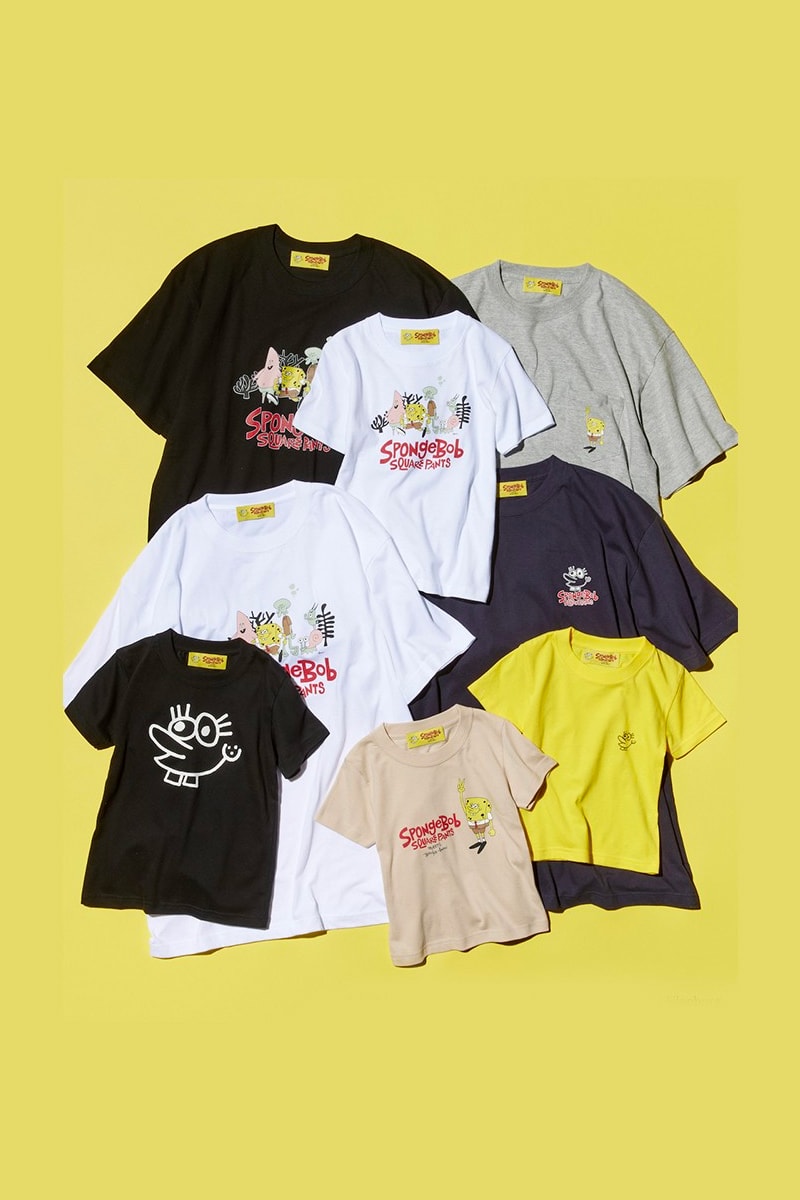 《海綿寶寶》x 花井祐介 x BEAMS T 聯乘系列正式登場