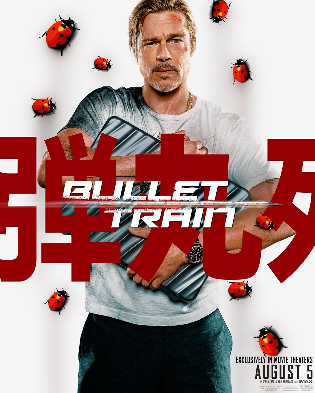 Brad Pitt 主演殺手電影《子彈列車 Bullet Train》最新角色海報公開
