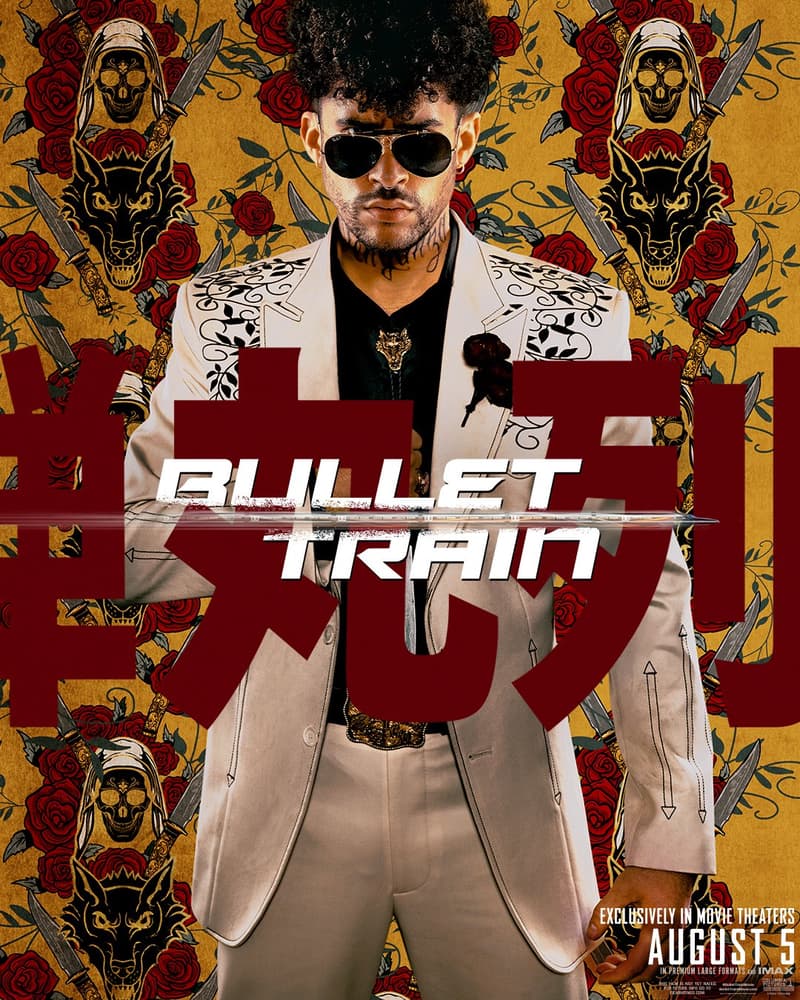 Brad Pitt 主演殺手電影《子彈列車 Bullet Train》最新角色海報公開