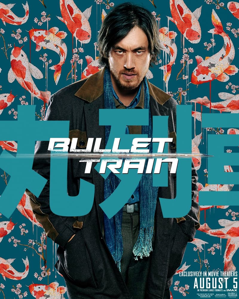 Brad Pitt 主演殺手電影《子彈列車 Bullet Train》最新角色海報公開