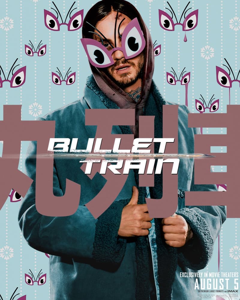 Brad Pitt 主演殺手電影《子彈列車 Bullet Train》最新角色海報公開