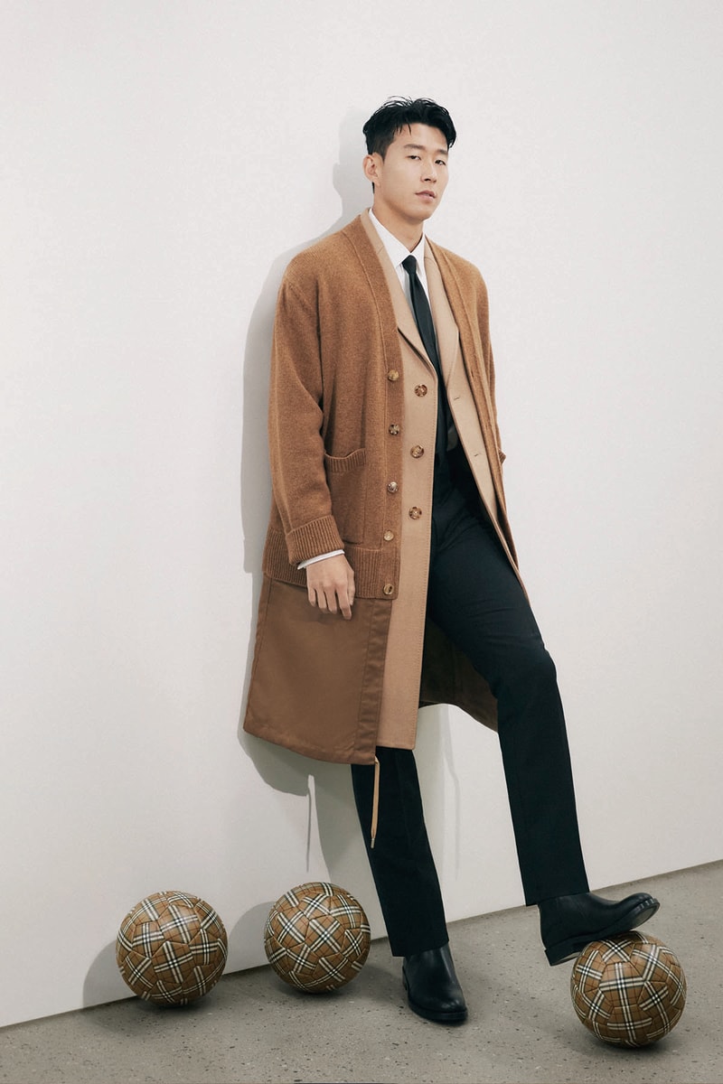 Burberry 正式宣佈南韓球星孫興慜出任最新品牌大使