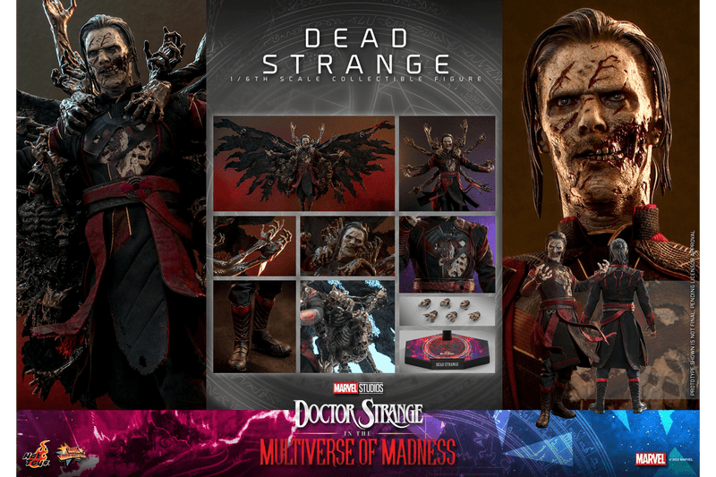 Hot Toys《奇異博士 2：失控多重宇宙》1:6 比例 Dead Strange 雕塑模型正式登場