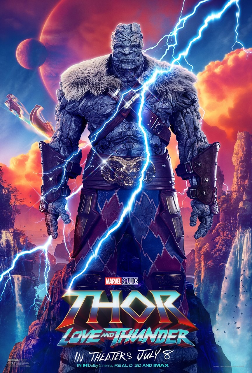 《雷神索爾：愛與雷霆 Thor: Love and Thunder》釋出全新 30 秒電影預告、角色及戲院海報