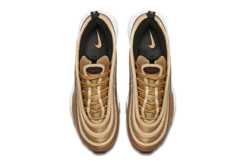 Nike Air Max 97 經典配色「Gold Bullet」即將回歸上架