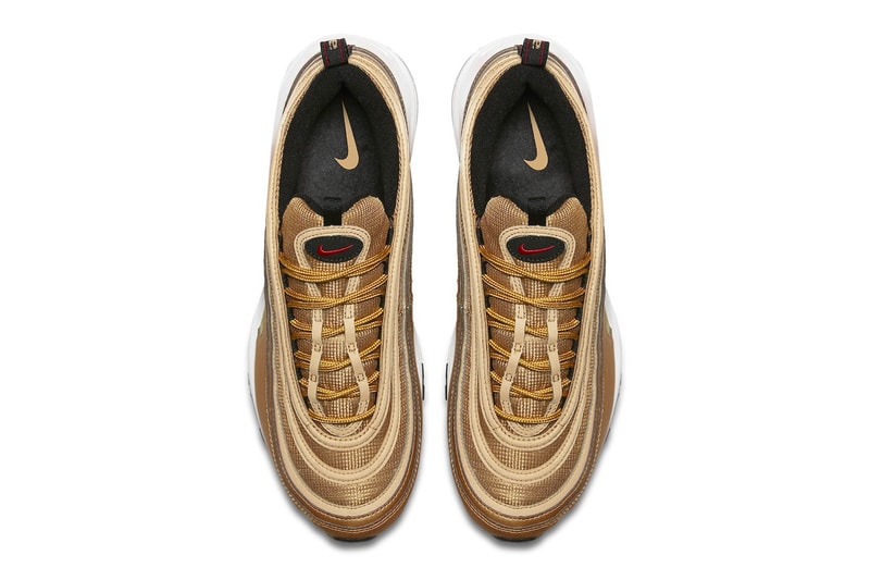 Nike Air Max 97 經典配色「Gold Bullet」即將回歸上架