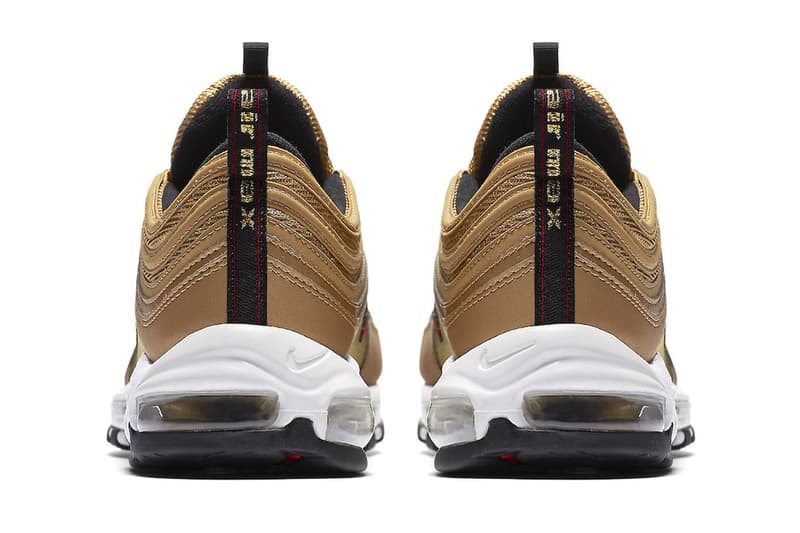 Nike Air Max 97 經典配色「Gold Bullet」即將回歸上架