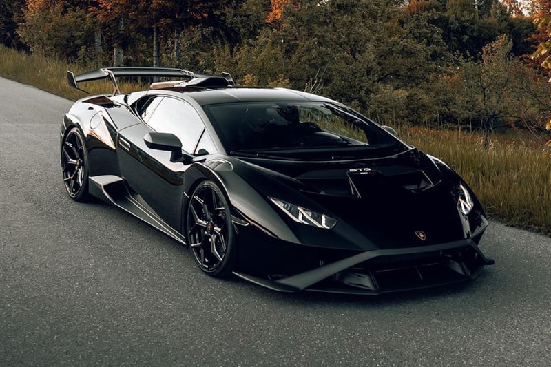 NOVITEC 打造 Lamborghini Huracan STO 全新黑魂改裝車型