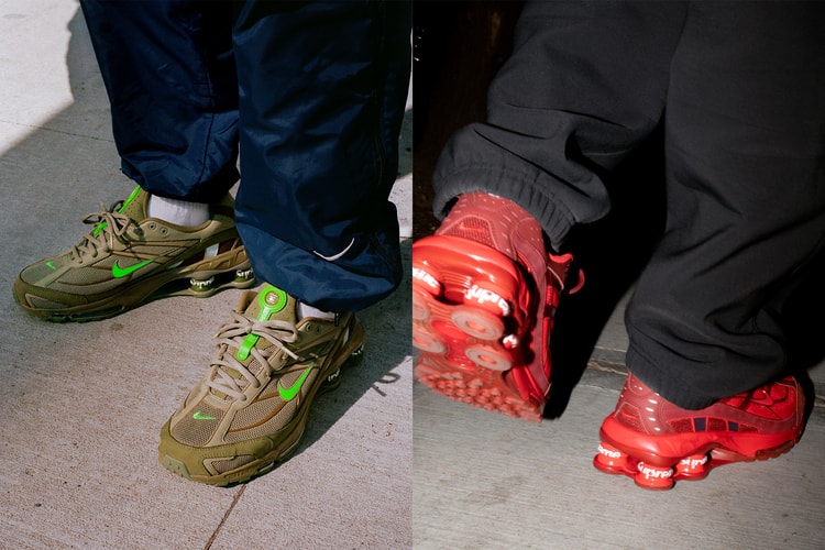 Supreme x Nike Shox Ride 2 全新 2022 春季聯乘系列鞋款發佈