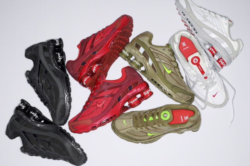 Supreme x Nike Shox Ride 2 全新 2022 春季聯乘系列鞋款發佈