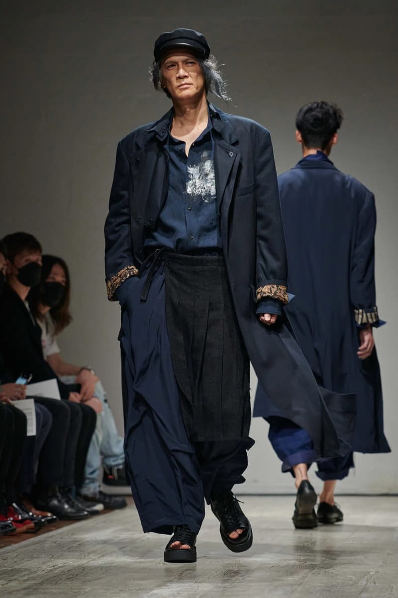 Yohji Yamamoto 2023 年春季男裝系列大秀正式登場