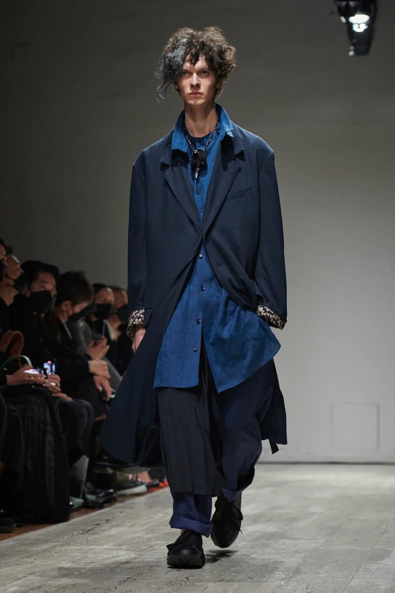 Yohji Yamamoto 2023 年春季男裝系列大秀正式登場