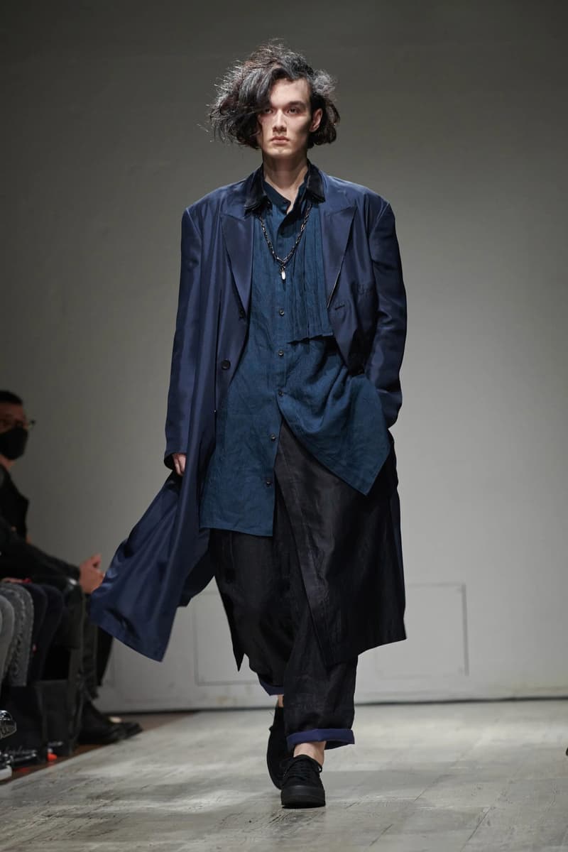 Yohji Yamamoto 2023 年春季男裝系列大秀正式登場