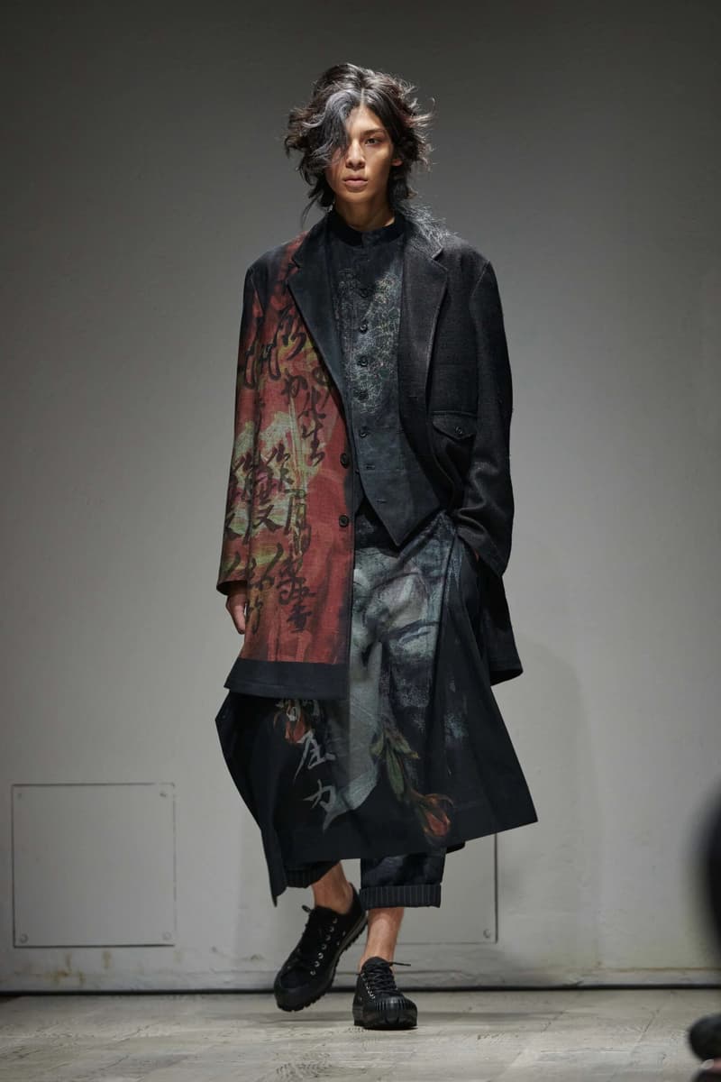 Yohji Yamamoto 2023 年春季男裝系列大秀正式登場